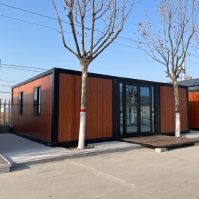 Triple-Module Foldable Container Home